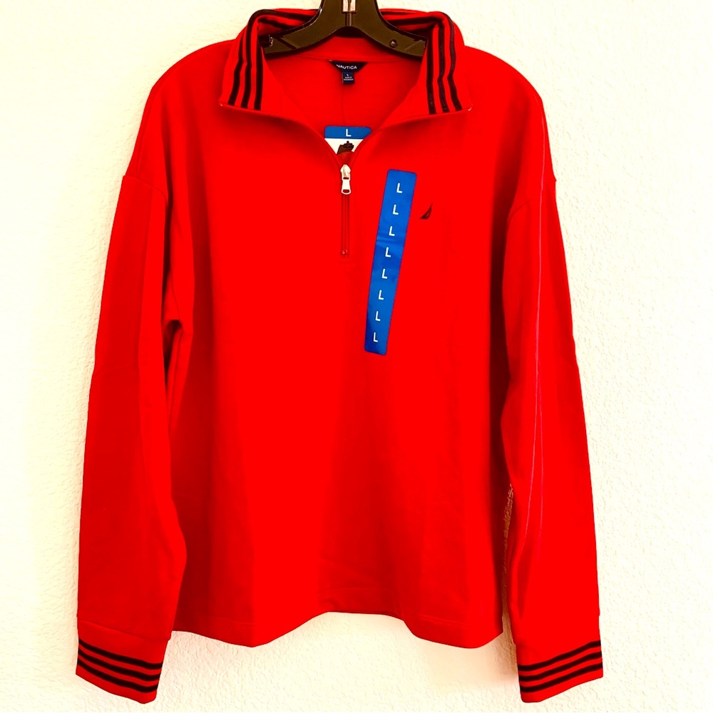 Nautica Sweatshirt NWT Long Sleeve Quarter Zip
Size Large
